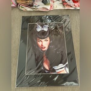 Bettie Page Olivia Pin-Up Print